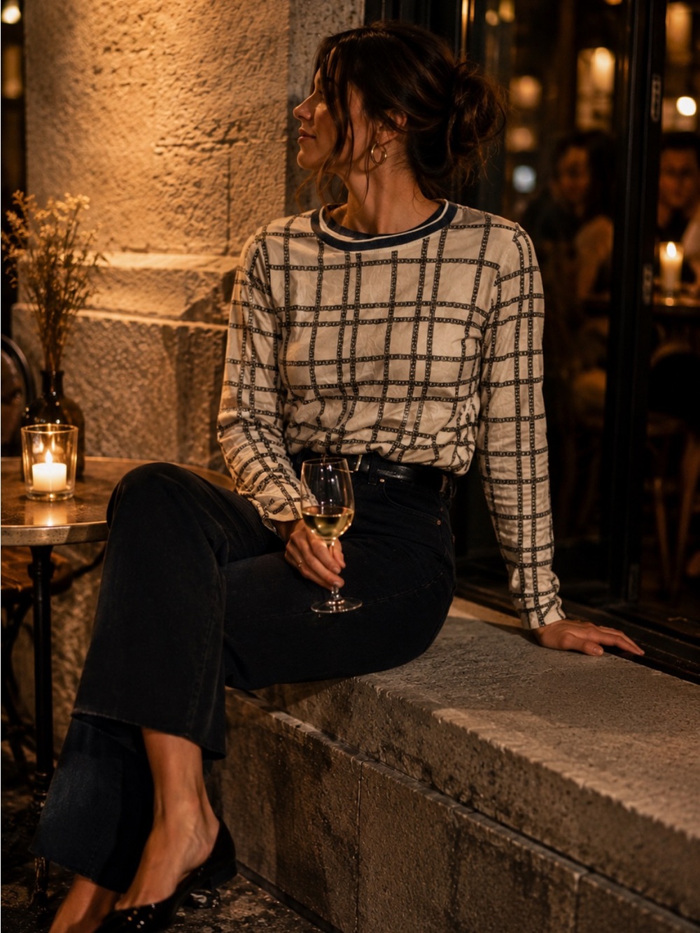 RIANI, the chains pattern blouse!